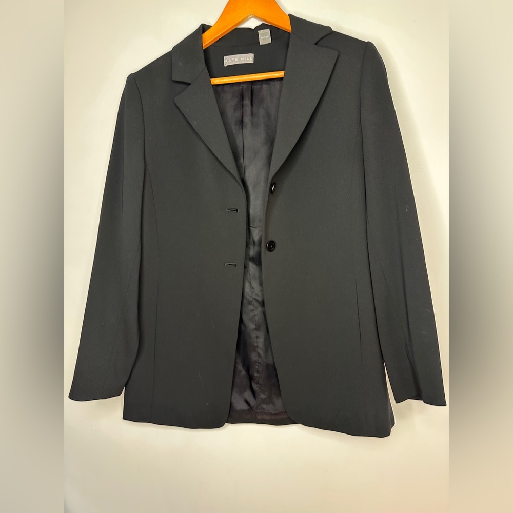Kate Hill Black Blazer Womens‎ 4